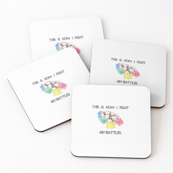 Item preview, This Is How I Fight My Battles designed and sold by Levet.