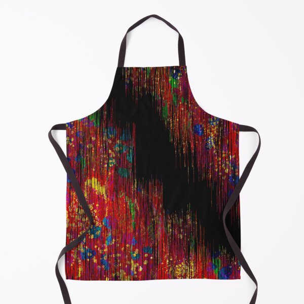 Item preview, Red Blue Green Gold Stripes on Black designed and sold by BilgePaksoylu.