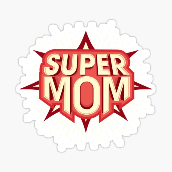 Super Mom Sticker Personalized – Personalized Drawing Gifts