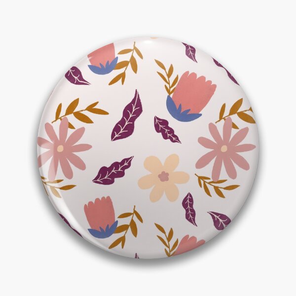 Item preview, Crayon Flower Pattern  designed and sold by Ines Magno.