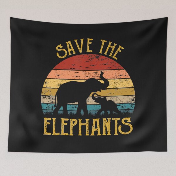 Item preview, Save The Elephants Animal Lover Gift designed and sold by Saiyarad.