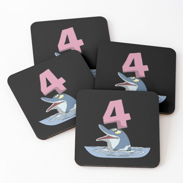 Item preview, Dolphin children's 4th birthday designed and sold by Monkey Ful.