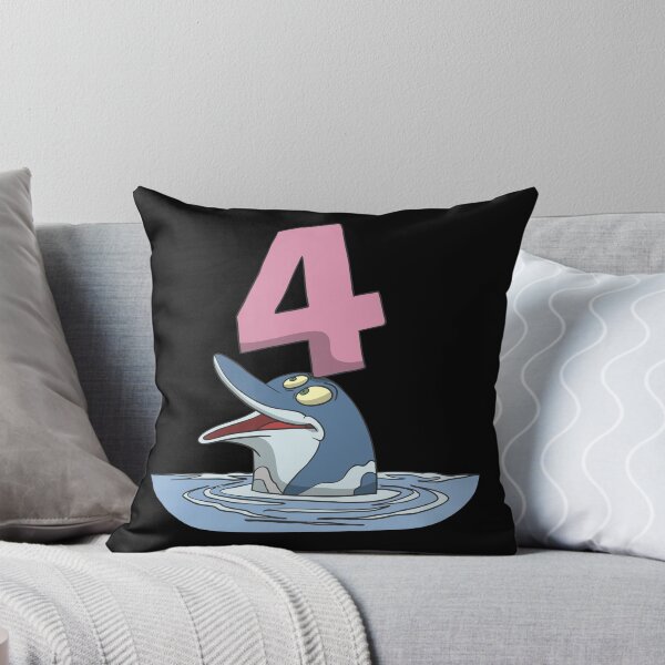 Item preview, Dolphin children's 4th birthday designed and sold by Monkey Ful.