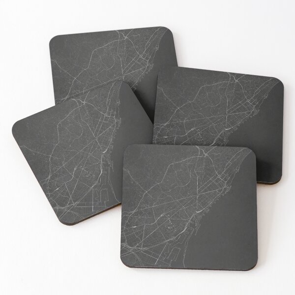 Item preview, Silver Barcelona City Map designed and sold by Alo.