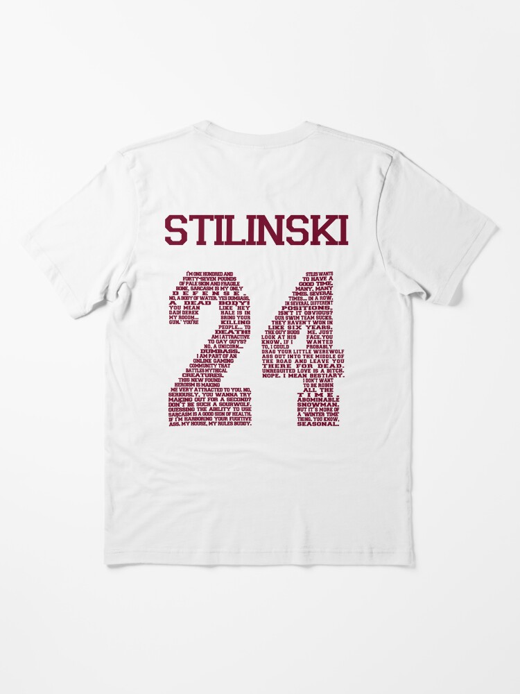 "Stiles "Quote" Jersey V2.0" Tshirt by helterskelterxo Redbubble