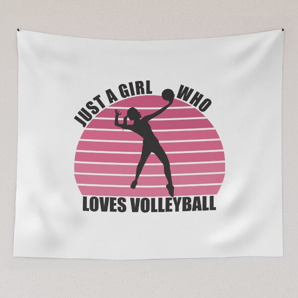 Item preview, Just A Girl Who Loves Volleyball designed and sold by Adel Qasem.
