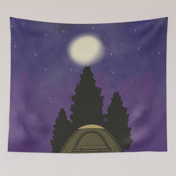 Item preview, Moonlit Camping designed and sold by Hanhancockk.