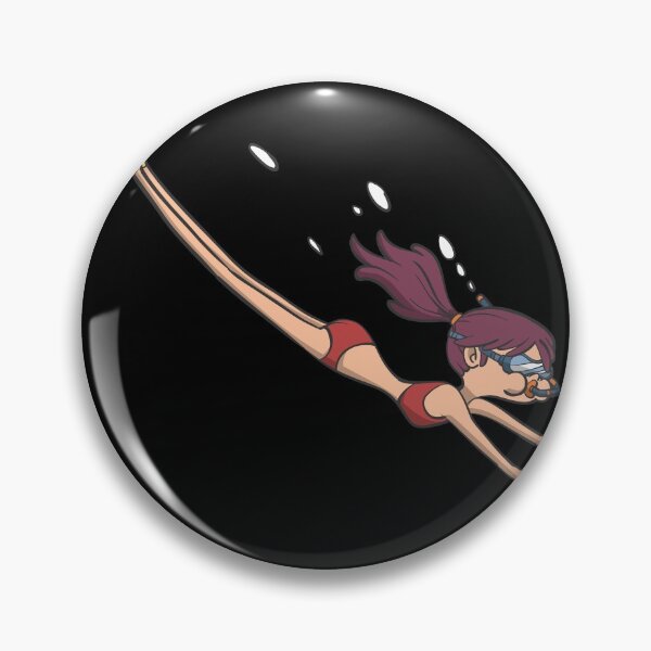 Item preview, Girl diving with fins designed and sold by Monkey Ful.