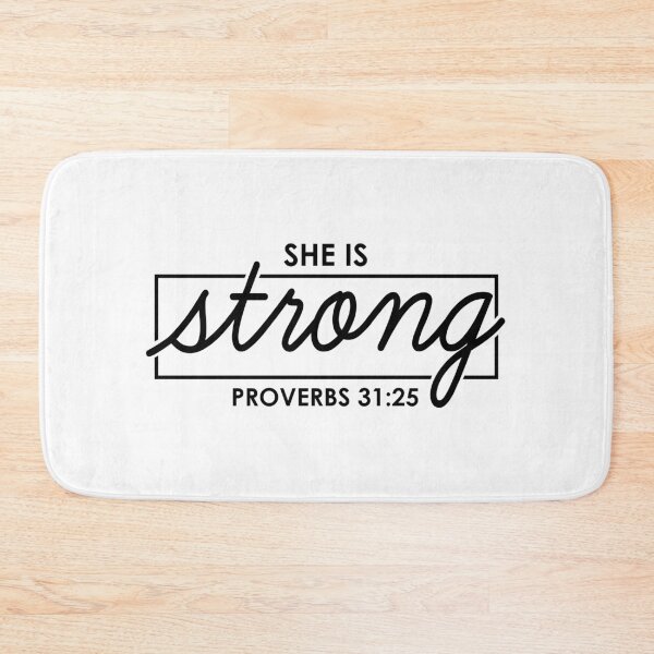 Item preview, She Is Strong - Proverbs 31:25 Christian Woman designed and sold by 4wordsmovement.