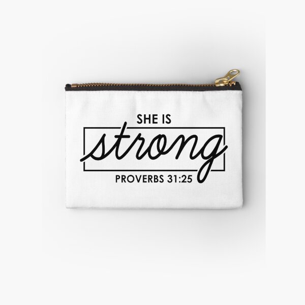 Item preview, She Is Strong - Proverbs 31:25 Christian Woman designed and sold by 4wordsmovement.