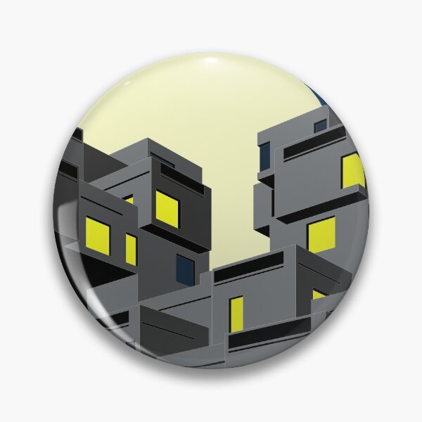 Item preview, Habitat 67 Night View, Print, Montreal, Canada Print, Brutalist, Brutalism, Architecture designed and sold by sketchingarchi.