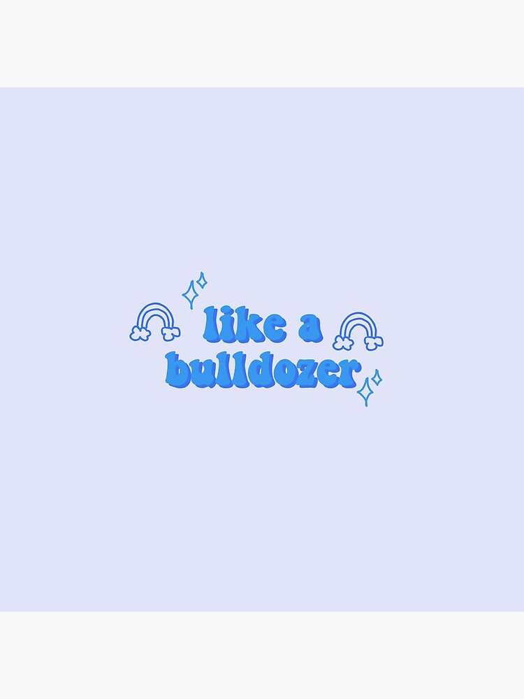 Twice Tzuyu Blue z Like A Bulldozer Art Board Print For Sale By Rixxity Redbubble