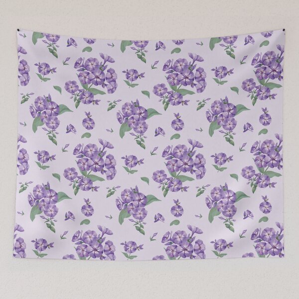 Item preview, Hand drawn purple phlox pattern designed and sold by Dear-Ashlin.