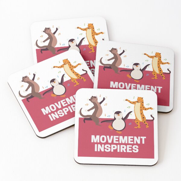 Item preview, Movement Inspires - Cool Sticker designed and sold by joejiing.