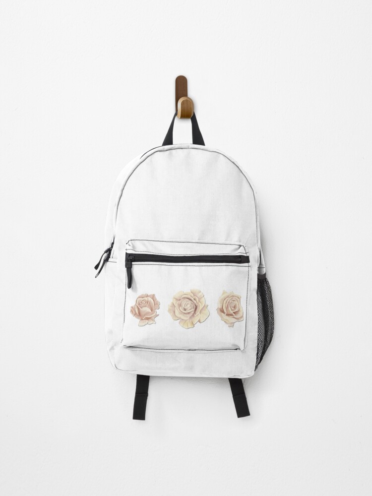 Thumbnail 1 of 3, Backpack, Three Beige Roses designed and sold by Pavnud.