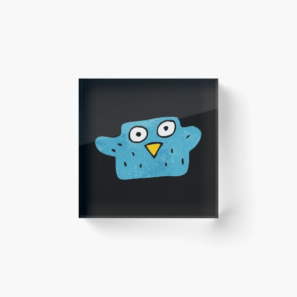 Item preview, Cartoon Blue Bird designed and sold by bubble-bulb.