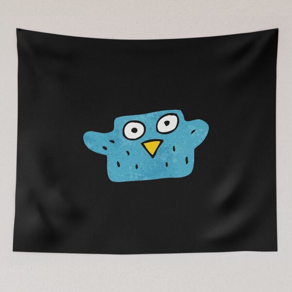 Item preview, Cartoon Blue Bird designed and sold by bubble-bulb.
