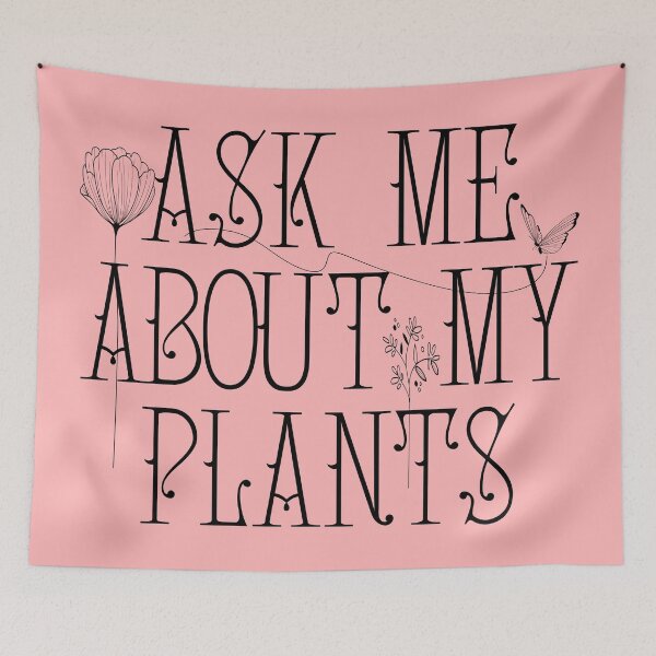 Item preview, ask me about my plants, cute plant lady, plant lady gift, cute plant, gifts for plant lover, succulents, plant moms designed and sold by KC1max.