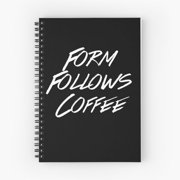 Item preview, Form Follows Coffee v2 (BLACK) designed and sold by AlanPun.