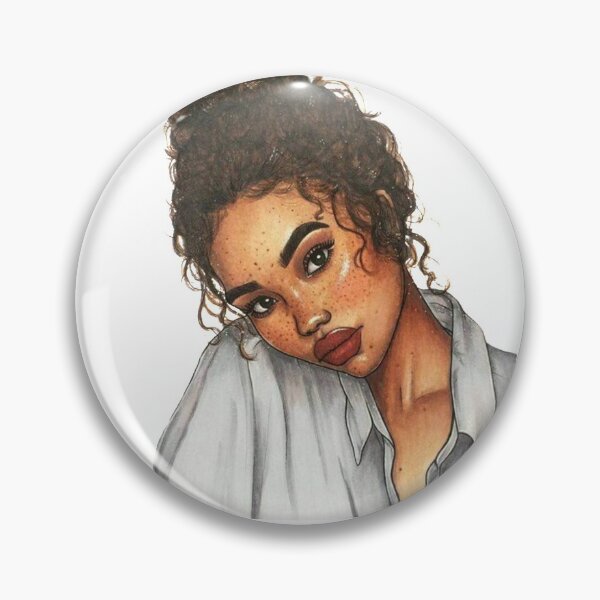 Item preview, Muchacha rizada designed and sold by RehabMohamad.