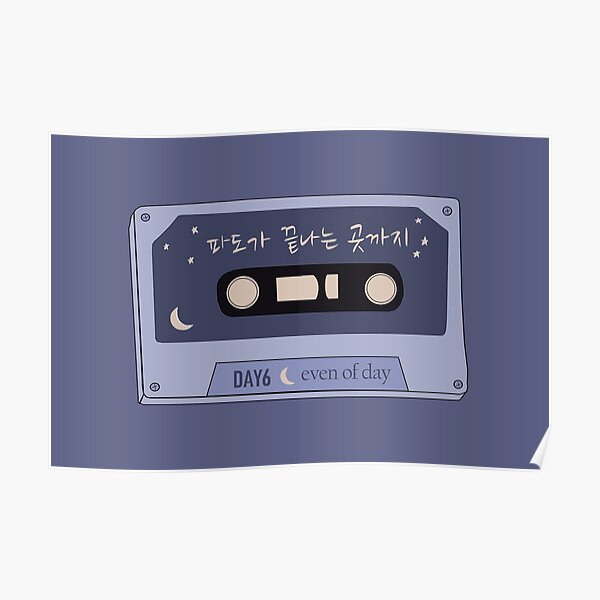 DAY6 even of day Cassette gluon Poster