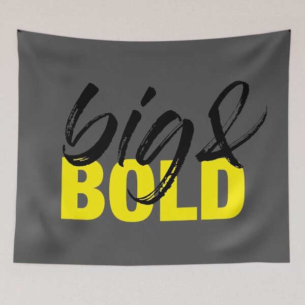 Item preview, Modern, urban vibrant graphic design of Big & Bold designed and sold by theendup.