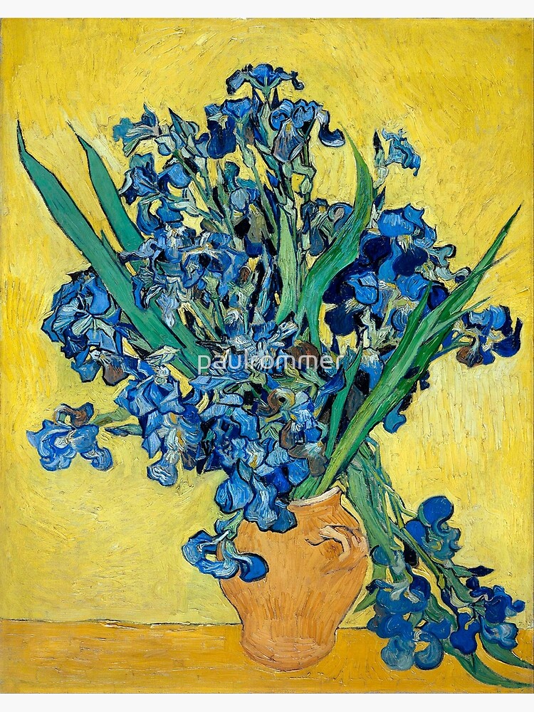 1890-Vincent van Gogh-Irises-73,5x92 | Poster