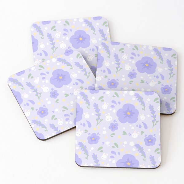Item preview, Purple Bunny Floral Patternn designed and sold by POPHOLIC.