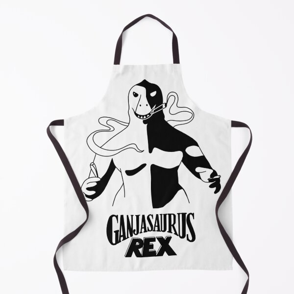 Item preview, Ganjasaurus Rex The 80s Retro Dinosaur Dude designed and sold by elflovesyou.