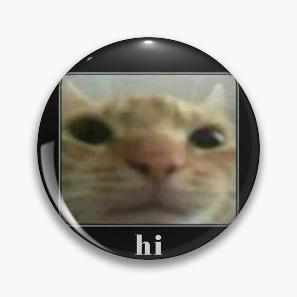 Item preview, Cat meme HI designed and sold by WanderingTrader.