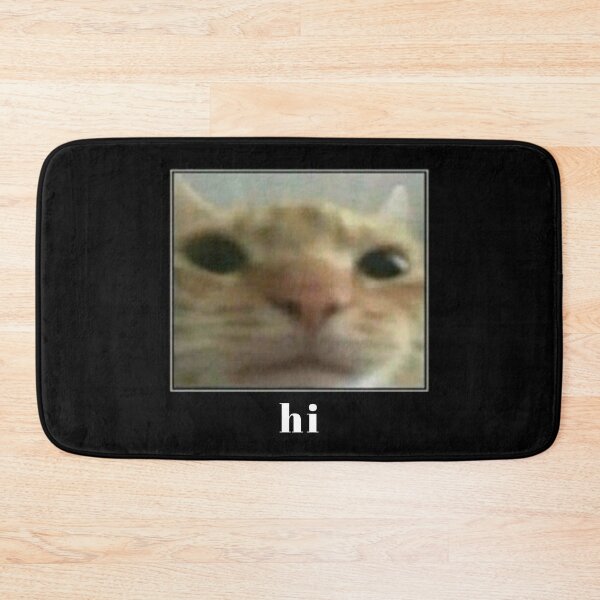 Item preview, Cat meme HI designed and sold by WanderingTrader.