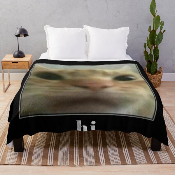 Item preview, Cat meme HI designed and sold by WanderingTrader.
