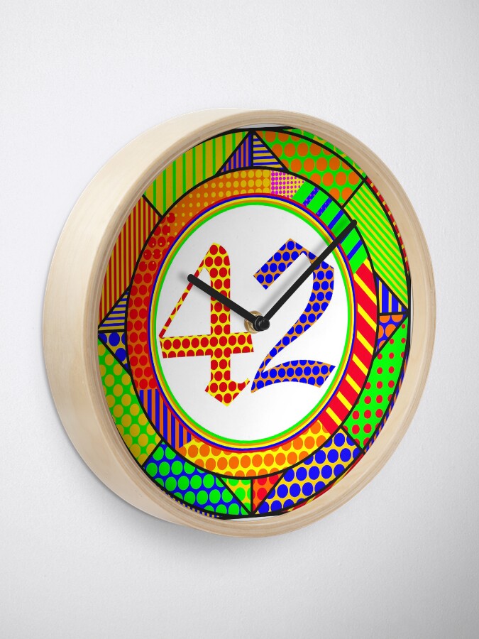 Alternate view of 42 - Answer to the Ultimate Question of Life, the Universe, and Everything Clock