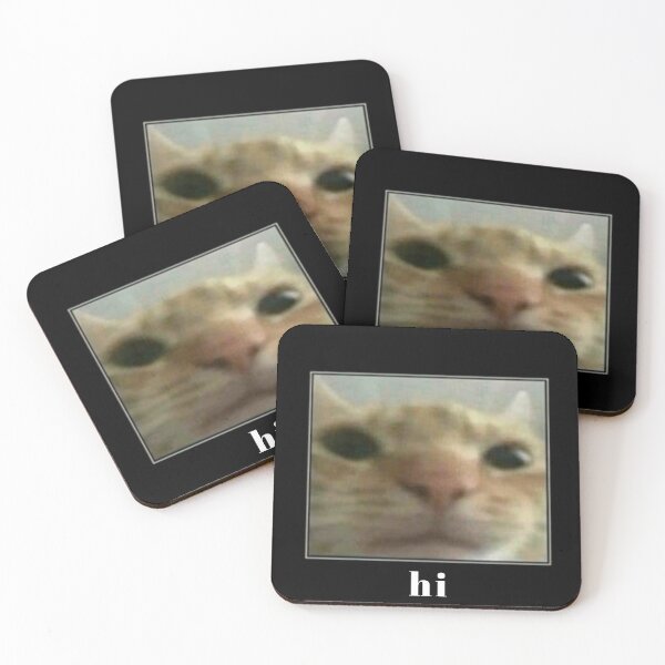 Item preview, Cat meme HI designed and sold by WanderingTrader.