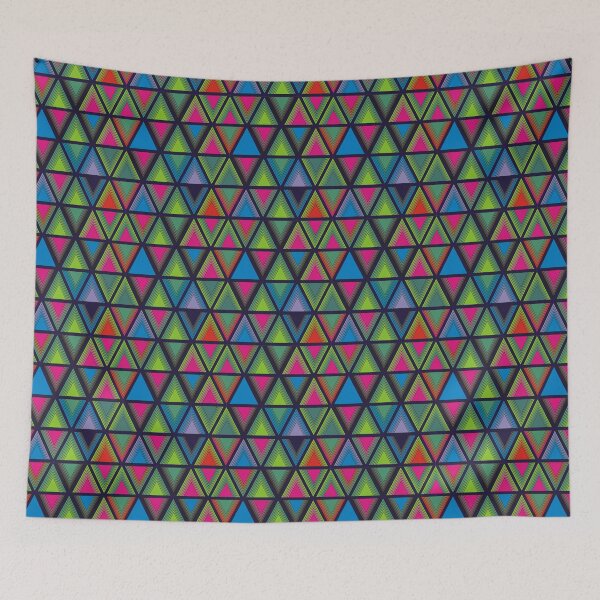 Item preview, Bright pattern of triangles designed and sold by Nata-V.