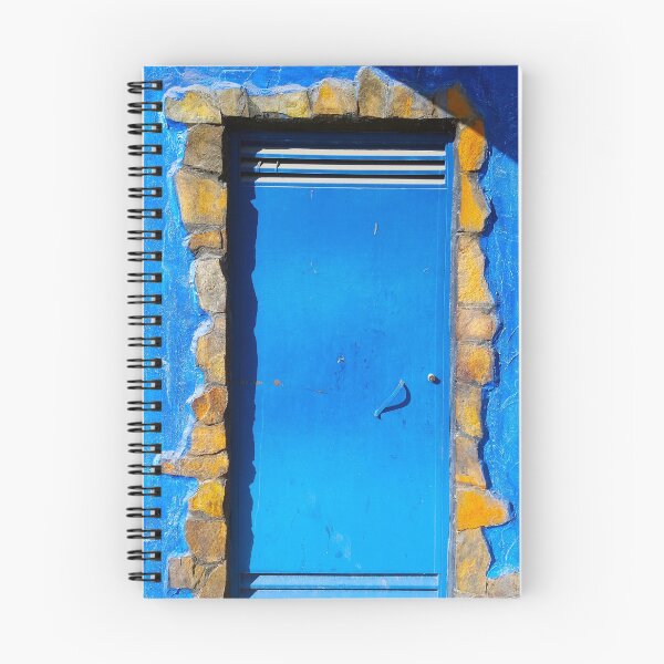 Item preview, Blue painted door in a blue plastered wall. designed and sold by janesg.