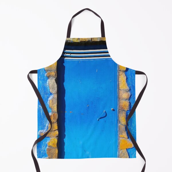 Item preview, Blue painted door in a blue plastered wall. designed and sold by janesg.