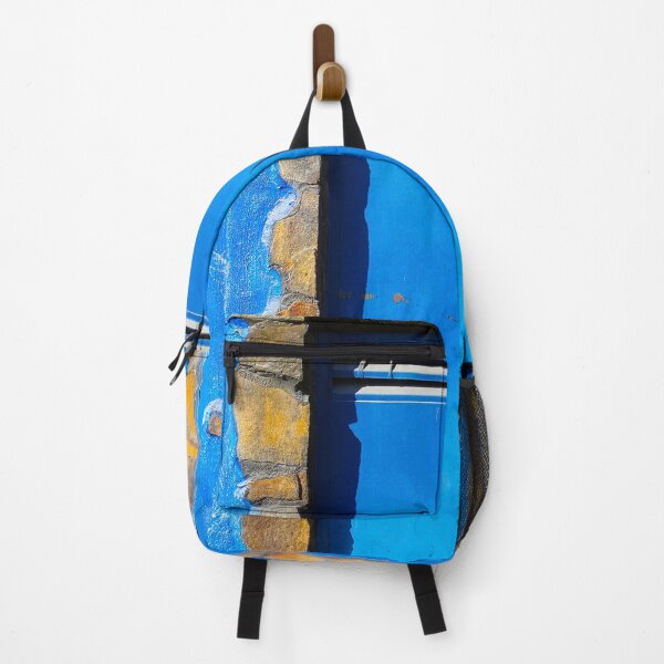 Item preview, Blue painted door in a blue plastered wall. designed and sold by janesg.