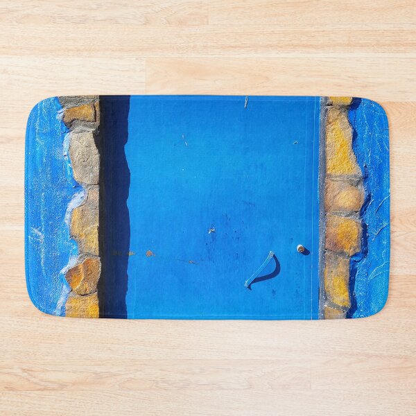 Item preview, Blue painted door in a blue plastered wall. designed and sold by janesg.