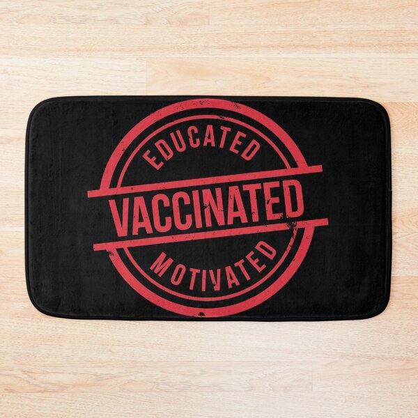 Item preview, Educated Motivated Vaccinated designed and sold by designandclouds.