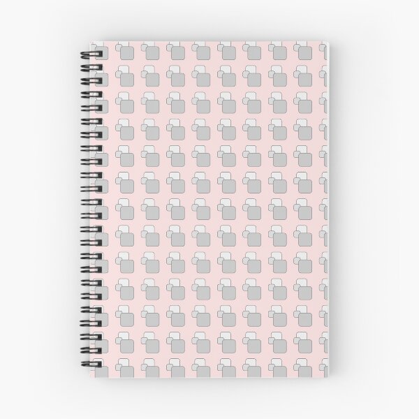 Item preview, Retro Square Pattern - Powder Pink and Grey designed and sold by Quooki.