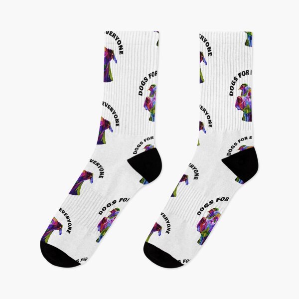 Item preview, Dogs For Everyone - Rainbow Pitbull Terrier Dog - Woof White designed and sold by NoMatterLab.
