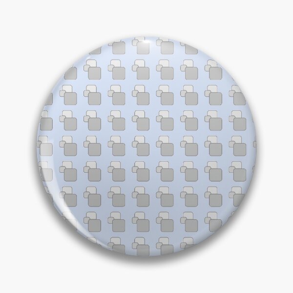Item preview, Retro Square Pattern - Powder Blue and Grey designed and sold by Quooki.
