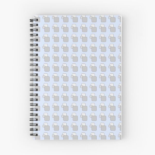 Item preview, Retro Square Pattern - Powder Blue and Grey designed and sold by Quooki.