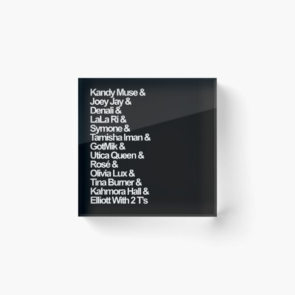 Item preview, RPDR Queens in Entrance Order designed and sold by BibleAndABeer.