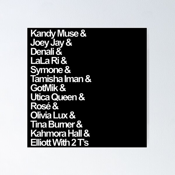 Item preview, RPDR Queens in Entrance Order designed and sold by BibleAndABeer.