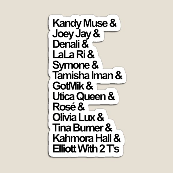 Item preview, RPDR Queens en orden de entrada designed and sold by BibleAndABeer.