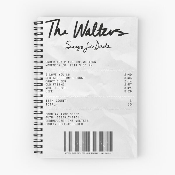 Item preview, recibo del album canciones para papas designed and sold by claireefobi.