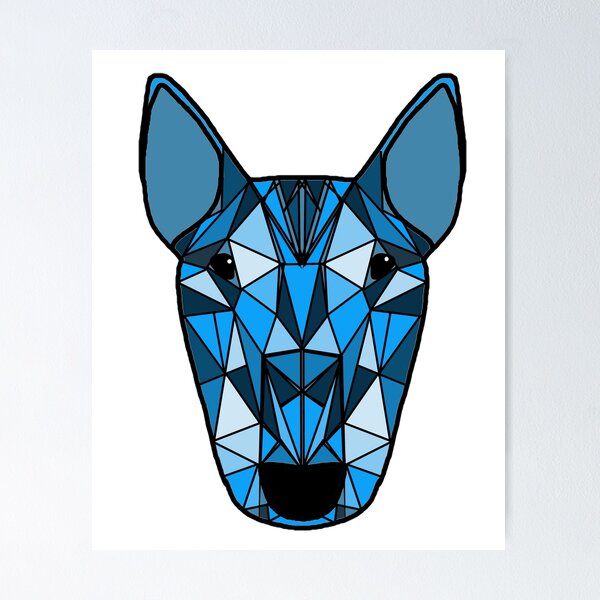 Item preview, Blue Geo Bully designed and sold by emilydevineart.