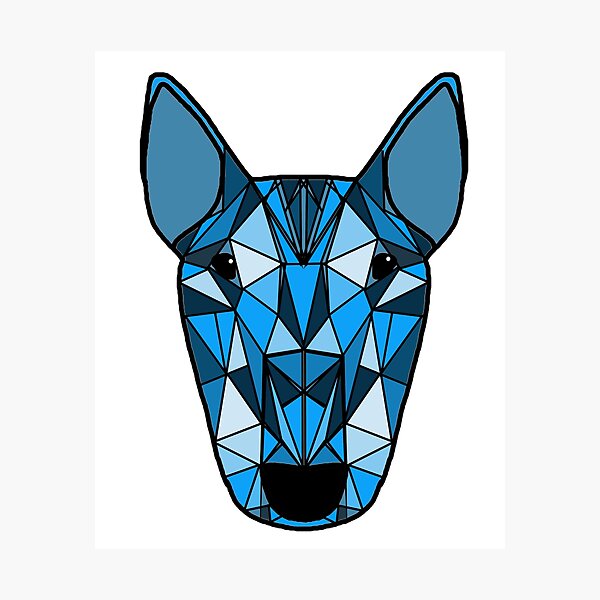 Item preview, Blue Geo Bully designed and sold by emilydevineart.